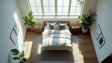 Wall Mural - Bed and Window