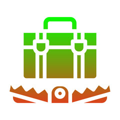 Wall Mural - Briefcase Icon