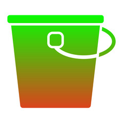 Canvas Print - Bucket Icon