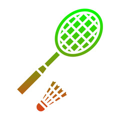 Sticker - Badminton Icon