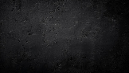 Wall Mural - Abstract Black Stone Wall Poster Banner Background With Copy Space