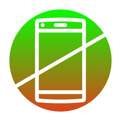 Sticker - No phone Icon