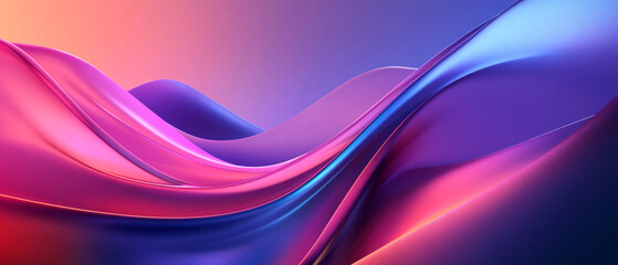 Wall Mural - abstract colorful liquid waves in pink, purple, and blue