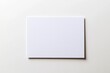 © Serhii - Blank Notecard. White Index Card with Copy Space for Education and Information