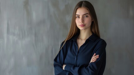 Wall Mural - The confident young woman