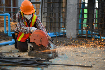 construction worker on contruction site