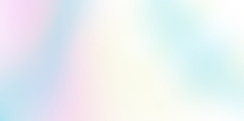 Wall Mural - this is a horizontal gradient background with a pastel color scheme vector. dynamic wide holographic