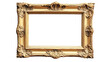 © Mehak - vintage golden frame isolated on white or transparent png