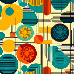 seamless pattern with circles