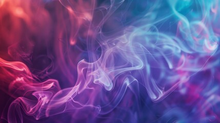 Aufkleber - A vibrant image featuring swirls of red, blue, and purple, creating an abstract visual effect with a sense of fluidity and motion, perfect for a creative use.