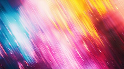 Leinwandbilder - This image showcases vibrant multicolored light streaks forming beautiful abstract patterns, characterized by a dynamic interplay of colors and motion, evoking a sense of energy.