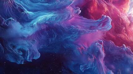 Canvas Print - Abstract Cosmic Nebula