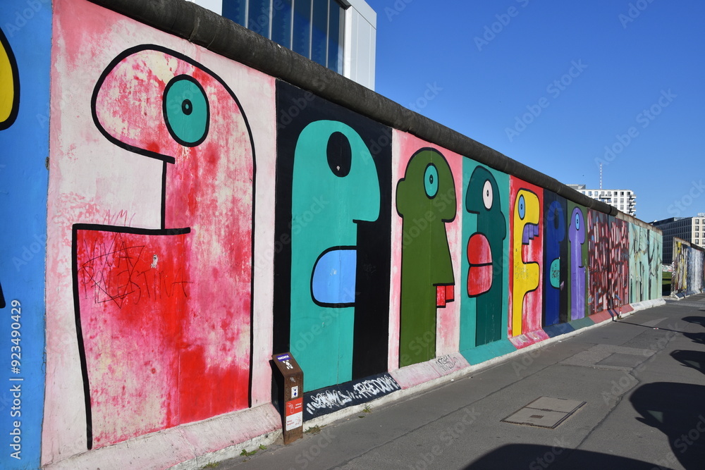 Berlin Wall East Side Gallery, a monument to freedom created by artists ...