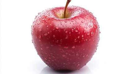 Poster - red apple isolated on white