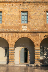 Wall Mural - greece old capital nafplion streets shops churches castle and colorful houses quiet hours tourist destination