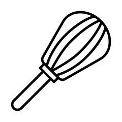 Poster - Whisk line icon