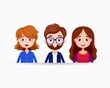 © DuangphonKPR - Office discussion, information distribution, flat design illustration