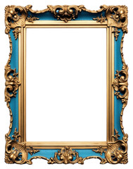 Poster - PNG  Elegant ornate vintage picture frame