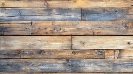 Wall Mural - Rustic wooden texture background with natural grain patterns.