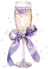 Poster - PNG Purple coquette champagne beverage alcohol liquor.