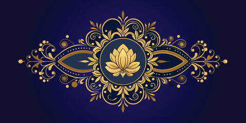 luxury ornamental mandala design background