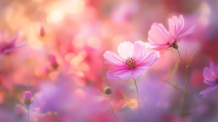 pink cosmos flower