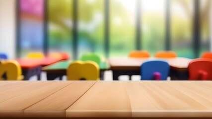 Canvas Print - Kindergarten classroom