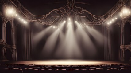 Wall Mural - Theatre stage 