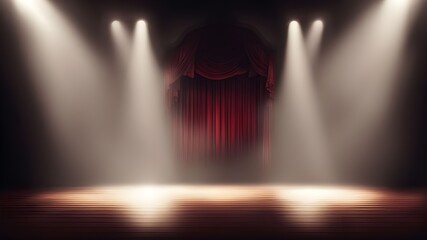 Wall Mural - Theatre stage 