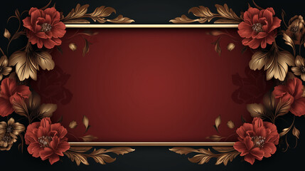 classic background, ornamental frame