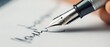 © raja - A Close-Up of a Fountain Pen Writing on Paper