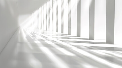 The Captivating Grey White Perspective Geometric Lighting Background: A Visual Delight of Symmetry and Illumination.