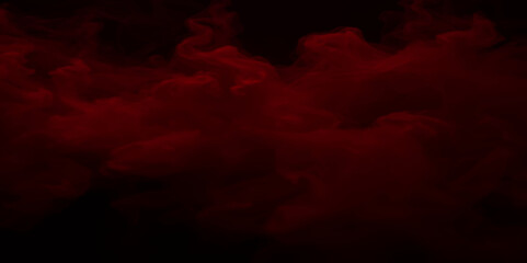 Wall Mural - Red and black smoke abstract background. Abstraction for design concept of smoking. Dark Red horror scary background. grunge horror texture concrete.