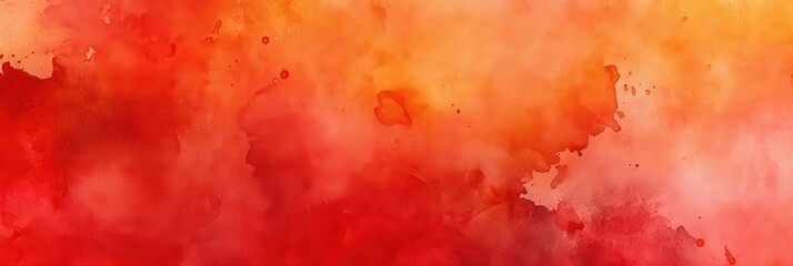 Wall Mural - Abstract Watercolor Background in Warm Tones