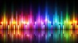 © InspireStock Gallery - Abstract background with colorful bars and lights, sound equalizer or music column , abstract, background, colorful