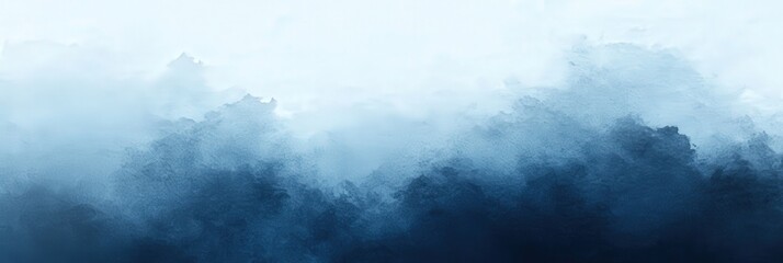 Poster - Abstract Blue Cloudscape