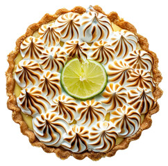 Poster - PNG Delicious lime meringue tart dessert