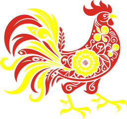 Wall Mural - Vietnam - Red Junglefowl, modern