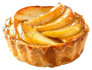 Sticker - PNG Delicious apple tart dessert