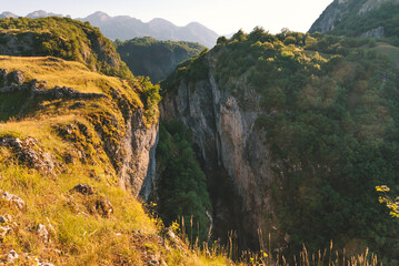 Nevidio Canyon in Durmitor National Park Montenegro