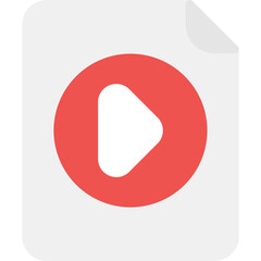 Sticker - Video File Icon