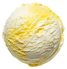 Sticker - PNG Delicious vanilla lemon ice cream