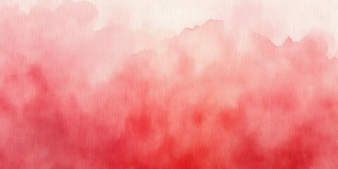 Wall Mural - Abstract Watercolor Background with Red and White Gradient