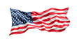 © Maksym - Waving American Flag on Transparent Background