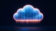 © Cheewynn - Illuminated cloud with data streams emanating in all directions, representing CDNs, Data transfer optimization, Conceptual image of seamless content distribution in cloud computing