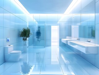 Poster - Modern Bathroom Interior Design.