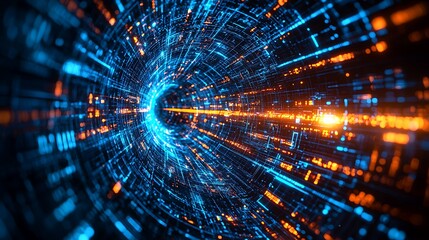 Transformation and Adaptation of Traditional Business Model into Digitally Driven Enterprise: A visual representation of a traditional business model transforming into a digitally-driven enterprise,