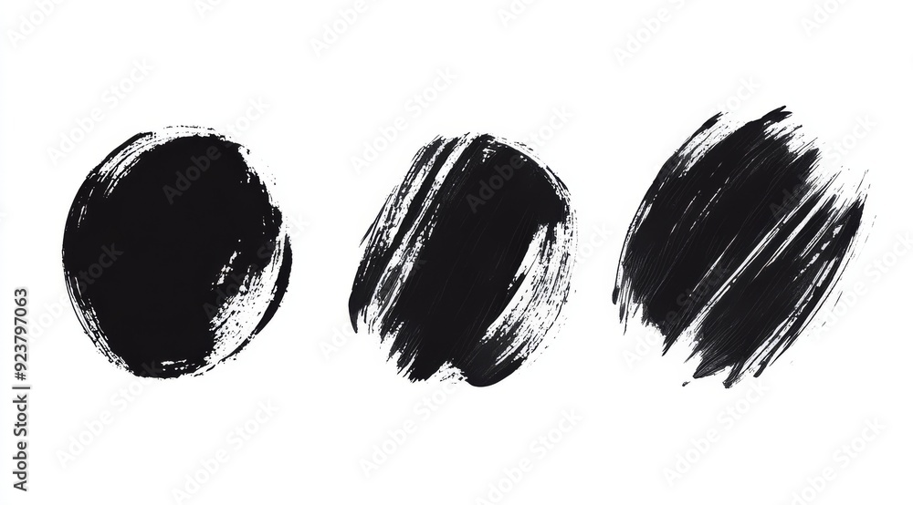 Bresh Path Discover vibrant black brush strokes and unique ink textures that are ...