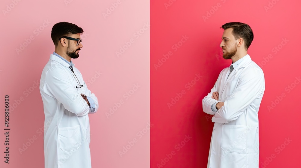 A scientific theory accepted by peers, while another idea is rejected ...