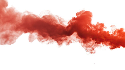 Wall Mural - Red explosion transparent background